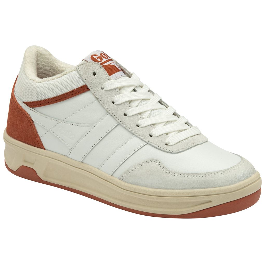 Gola Classics Swerve Sneakers Białe Pomarańczowe Polska | 6549YHEGN