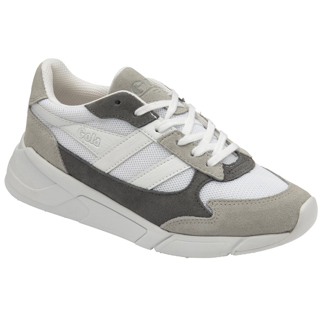 Gola Classics Tempest Sneakers Białe Głęboka Szare Polska | 1395NHPFU