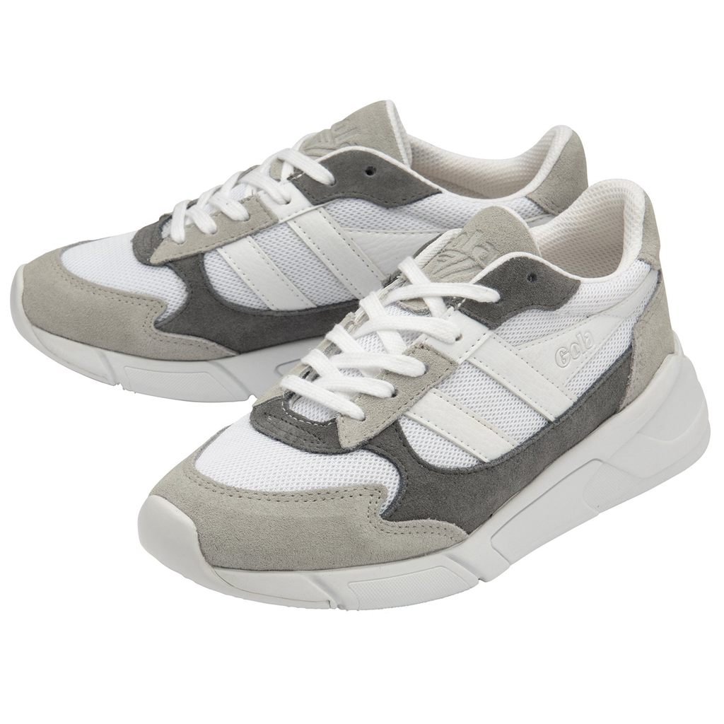 Gola Classics Tempest Sneakers Białe Głęboka Szare Polska | 1395NHPFU
