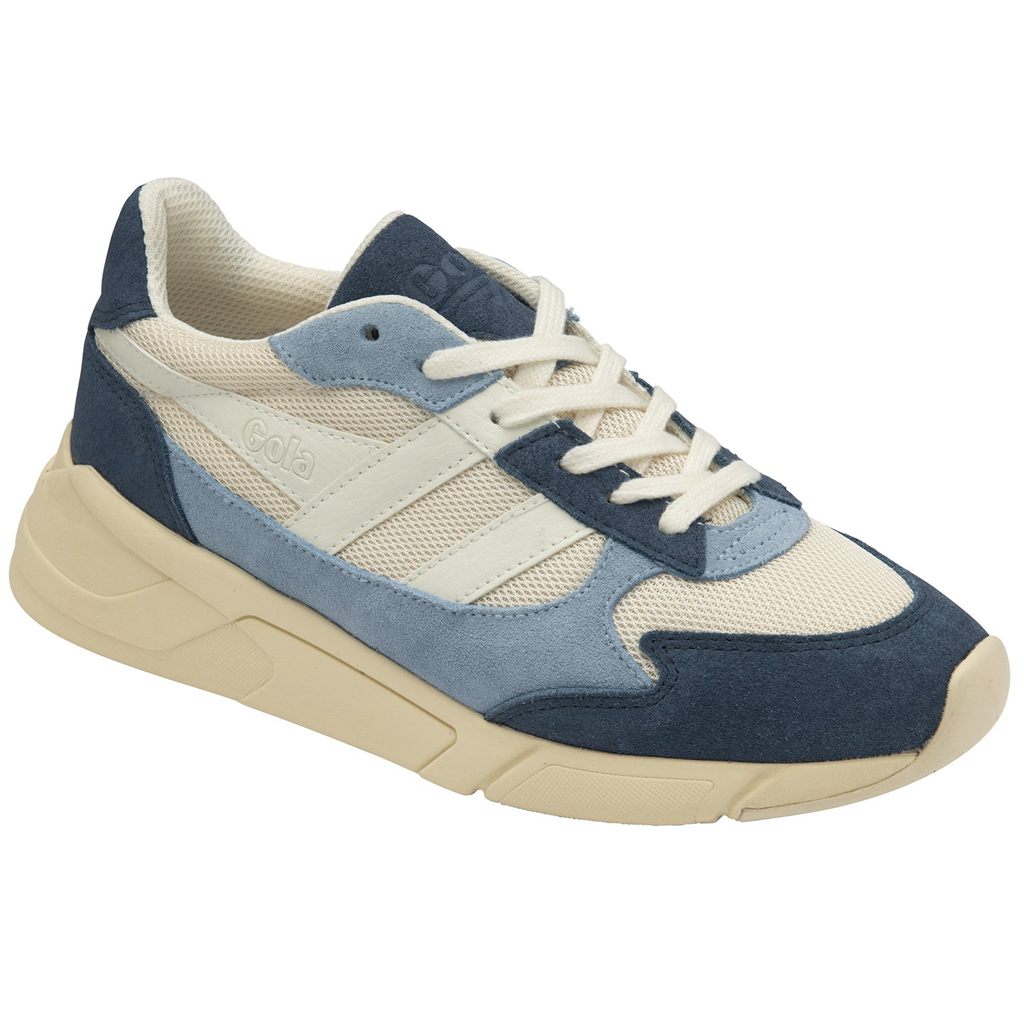 Gola Classics Tempest Sneakers Białe Niebieskie Polska | 0827QOGKE