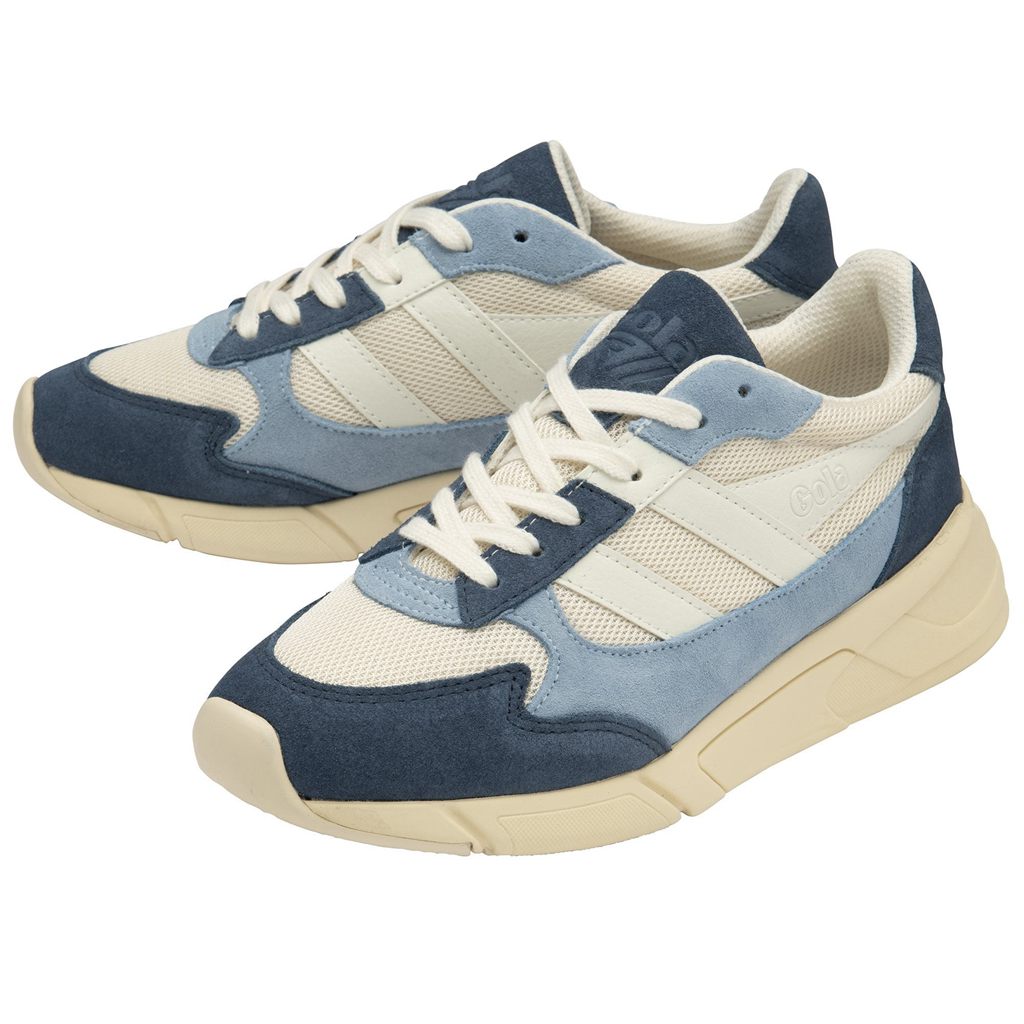 Gola Classics Tempest Sneakers Białe Niebieskie Polska | 0827QOGKE