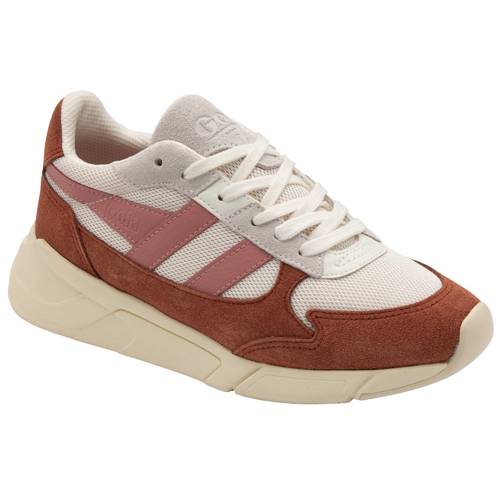 Gola Classics Tempest Sneakers Białe Pomarańczowe Koralowe Różowe Polska | 7902FMWIS