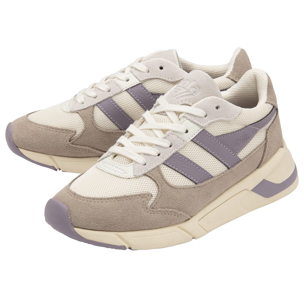 Gola Classics Tempest Sneakers Białe Szare Polska | 6185CATGD