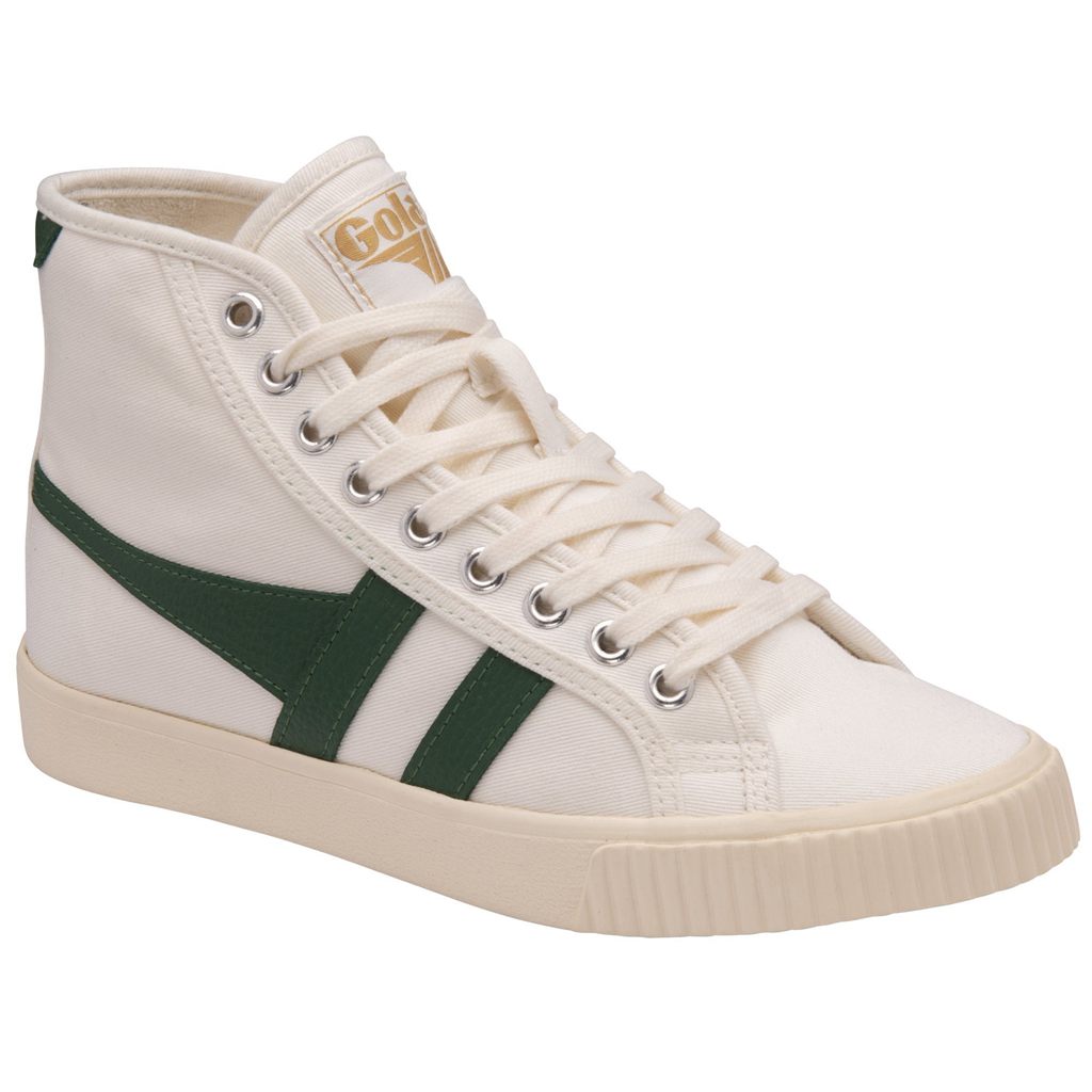 Gola Classics Tennis Mark Cox High Sneakers Białe Ciemny Zielone Polska | 2369ENFCD