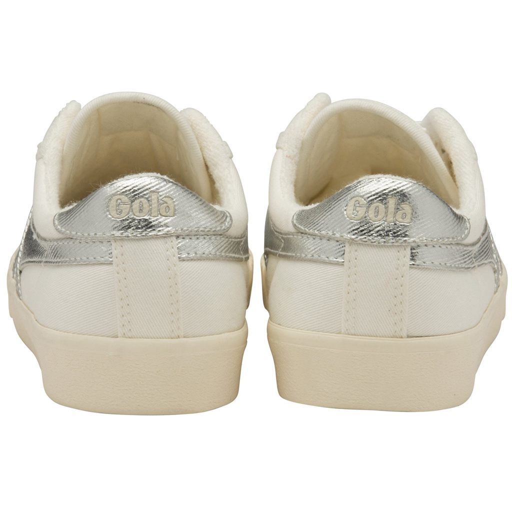 Gola Classics Tennis Mark Cox Sneakers Białe Srebrne Polska | 9273EGJNF