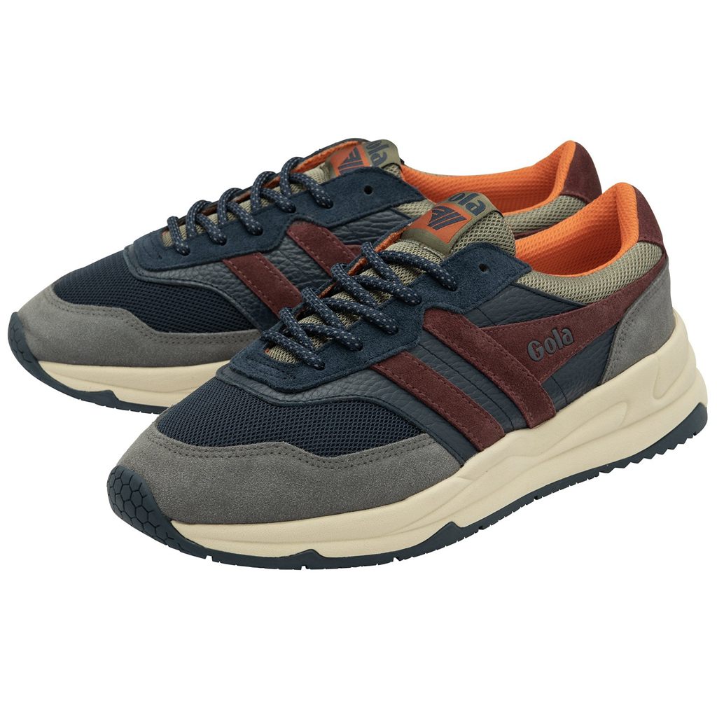 Gola Classics Titan Sneakers Granatowe Bordowe Polska | 3541QEYWZ