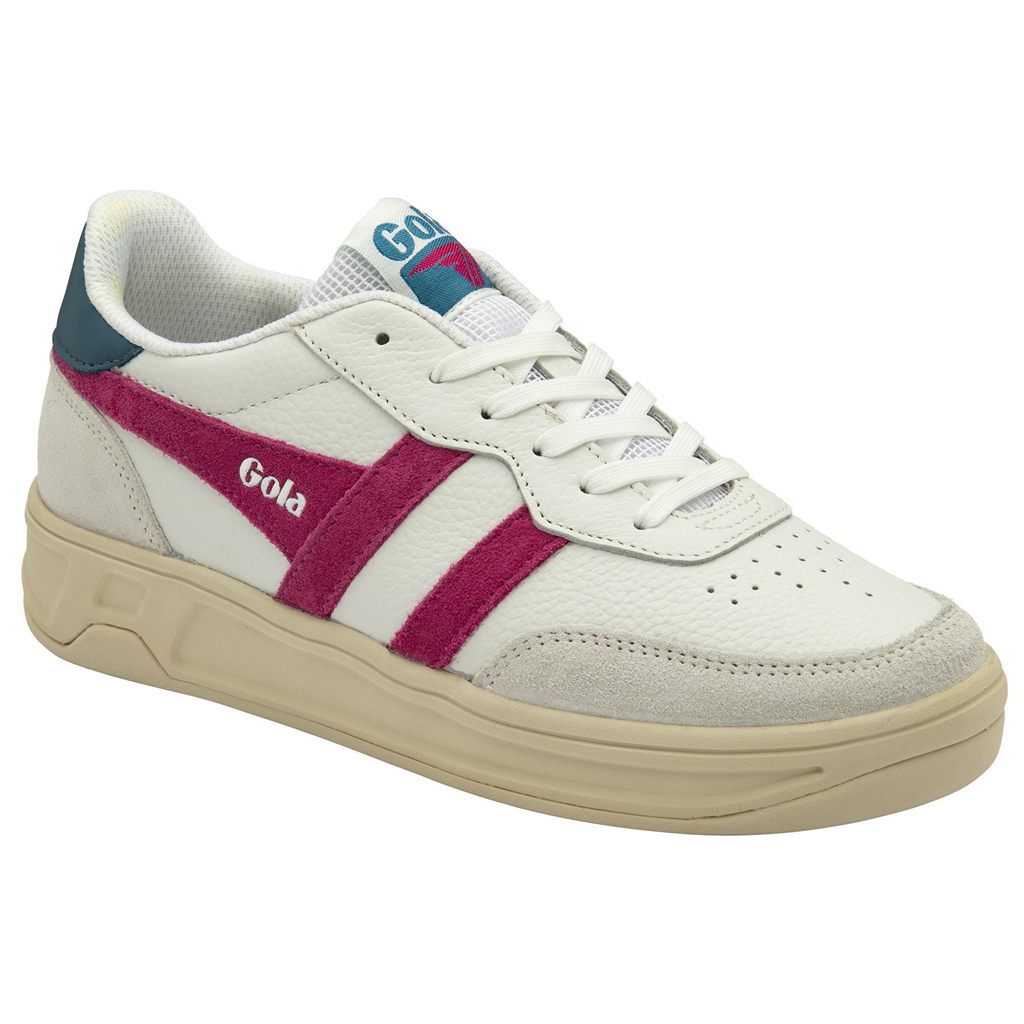 Gola Classics Topspin Sneakers Białe Fuksja Paw Polska | 8127DMCGJ