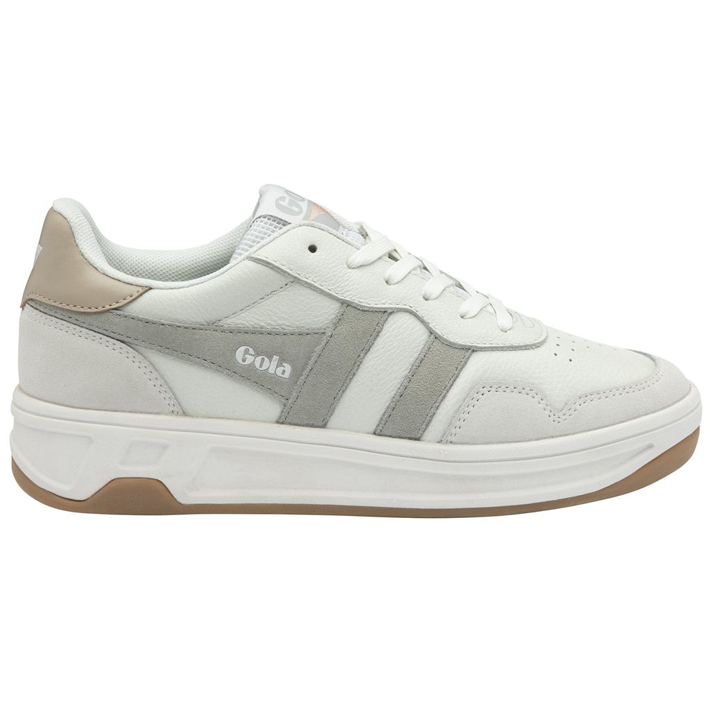 Gola Classics Topspin Sneakers Białe Głęboka Szare Polska | 1352RFDAV