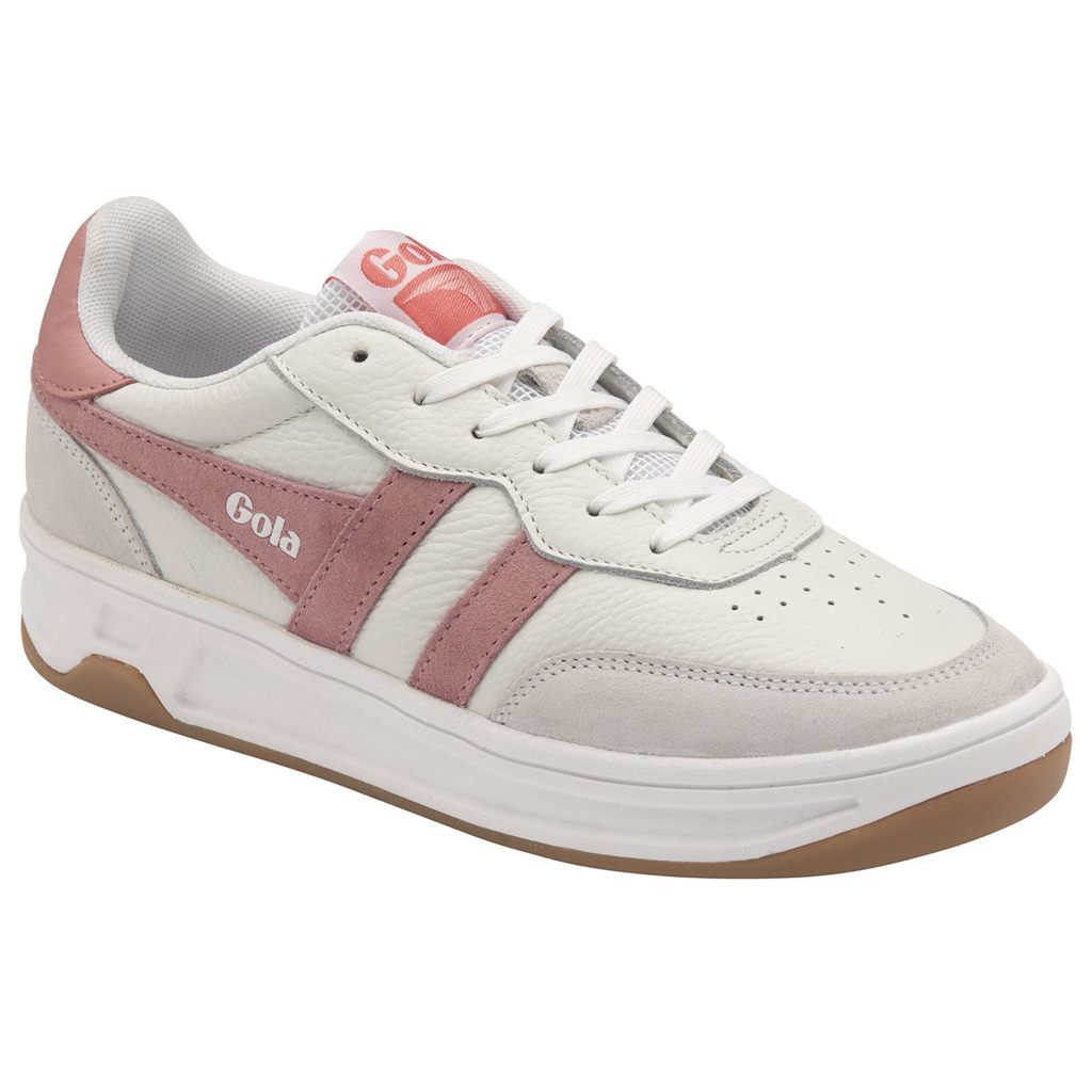 Gola Classics Topspin Sneakers Białe Różowe Koralowe Różowe Polska | 8517HNZYV