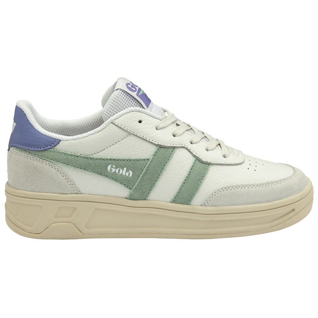 Gola Classics Topspin Sneakers Białe Zielone Lawenda Polska | 6507UTZMY