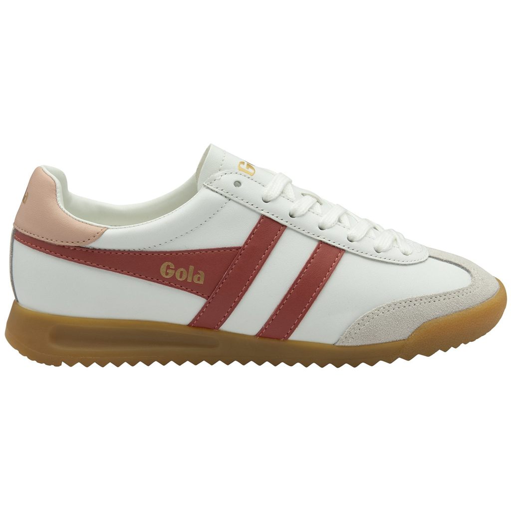 Gola Classics Torpedo Leather Sneakers Białe Różowe Polska | 2543CBTME