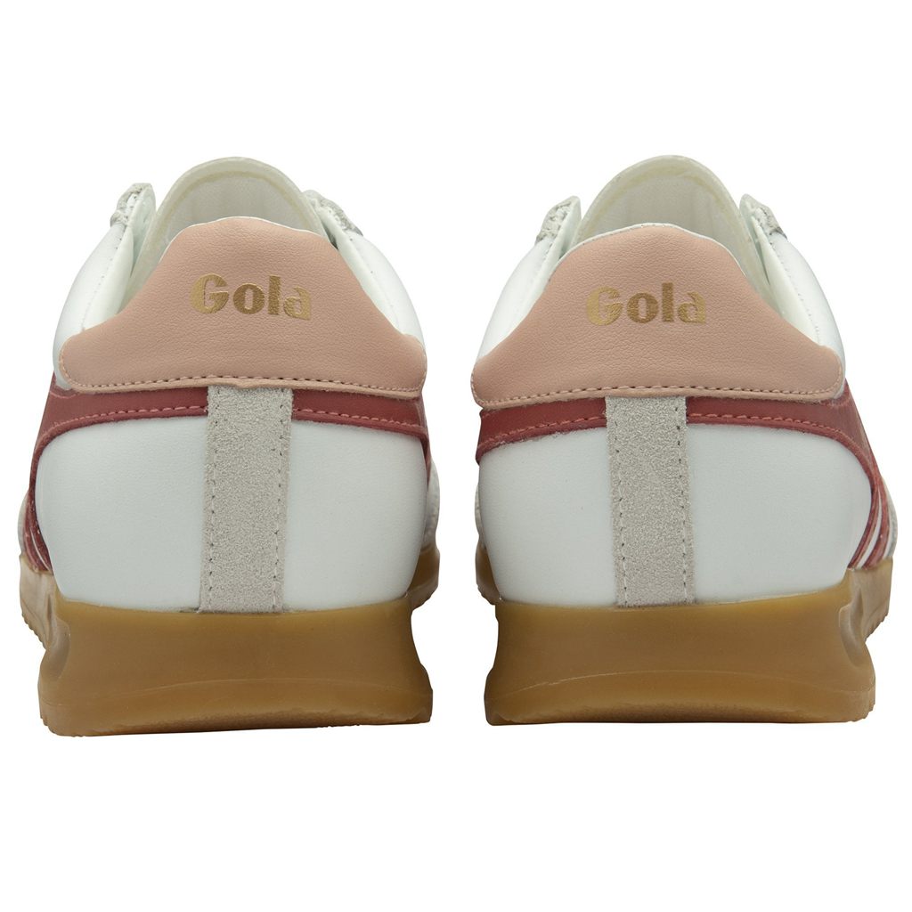 Gola Classics Torpedo Leather Sneakers Białe Różowe Polska | 2543CBTME
