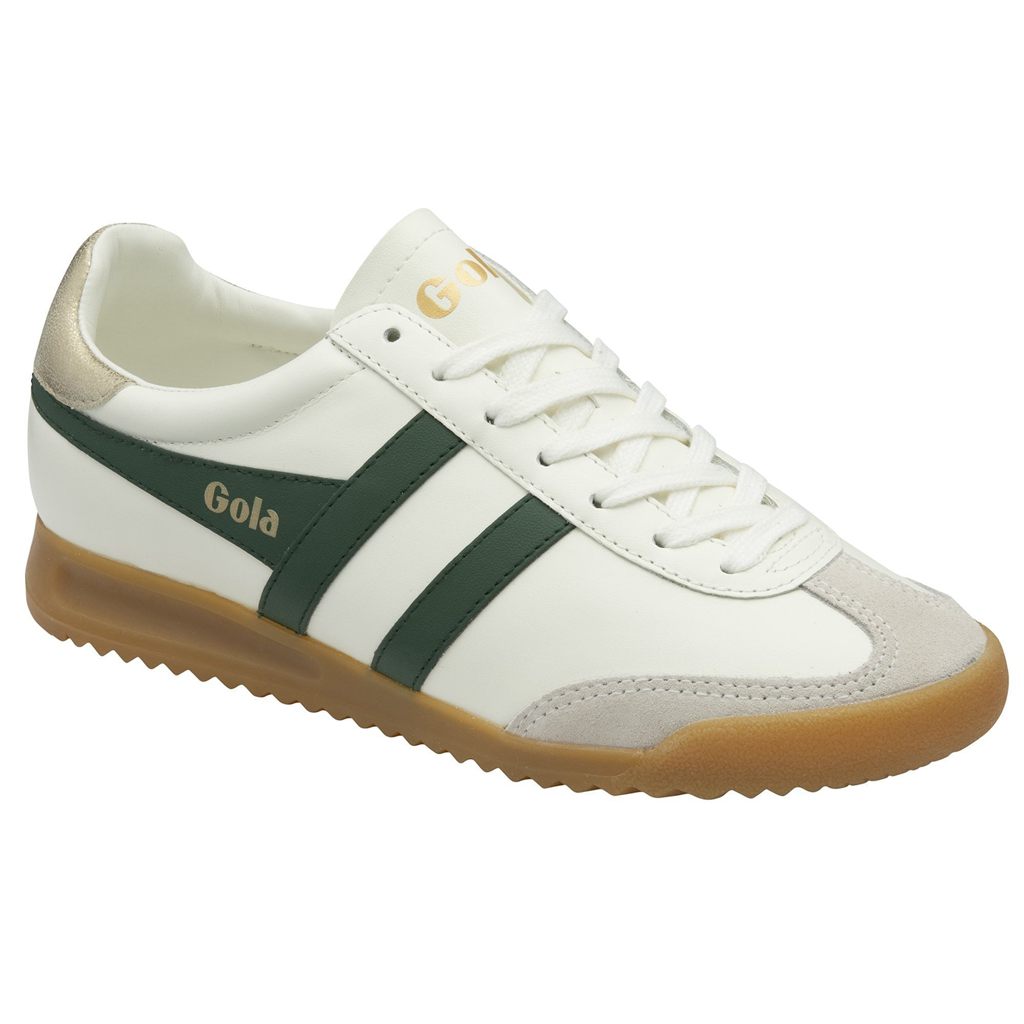 Gola Classics Torpedo Leather Sneakers Białe Złote Polska | 8653ABVHD