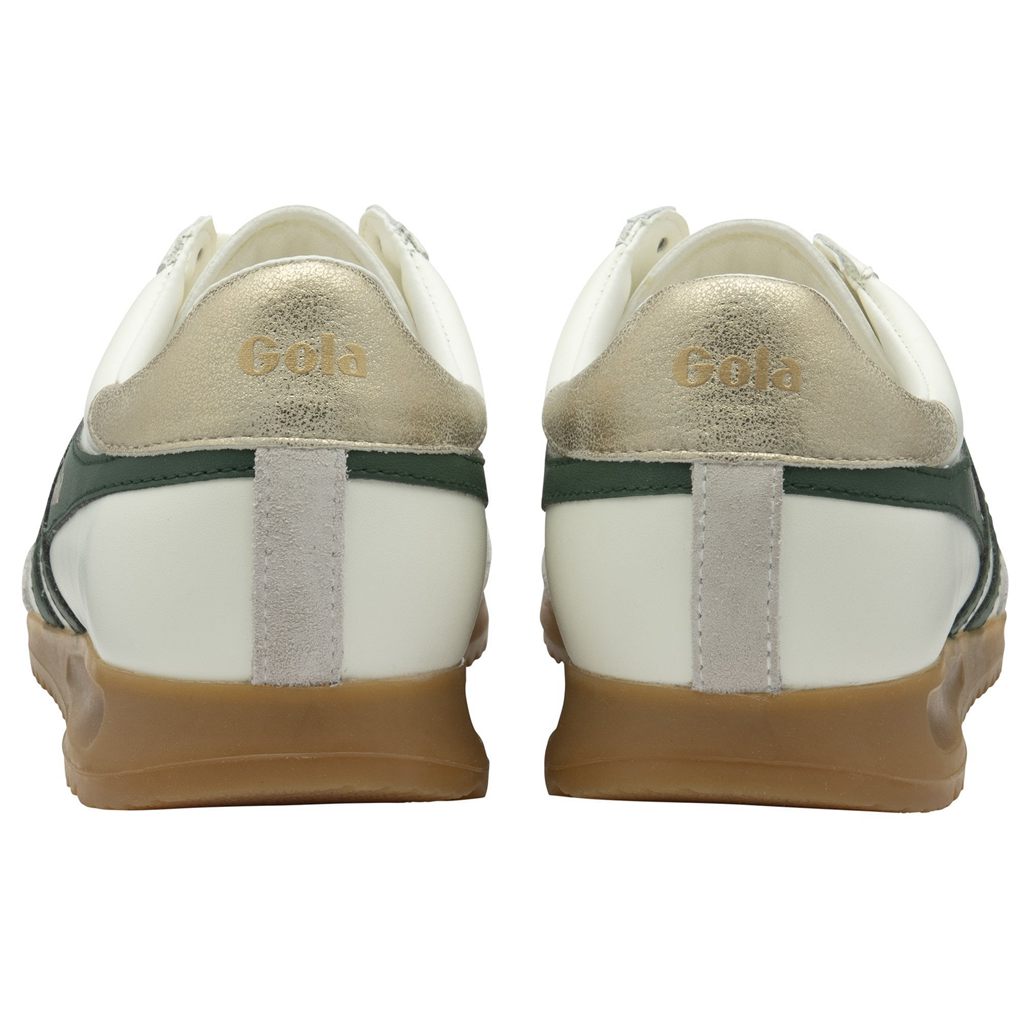Gola Classics Torpedo Leather Sneakers Białe Złote Polska | 8653ABVHD
