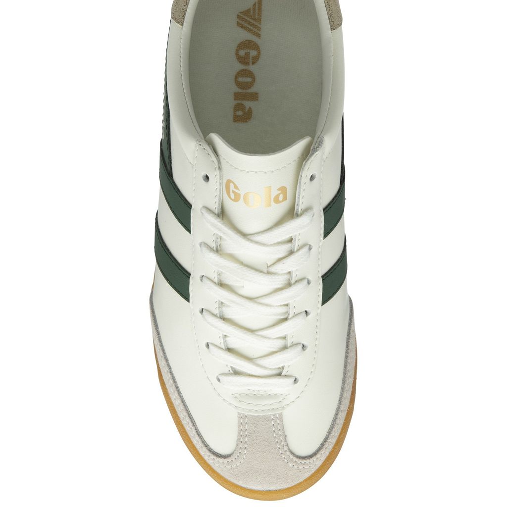 Gola Classics Torpedo Leather Sneakers Białe Złote Polska | 8653ABVHD