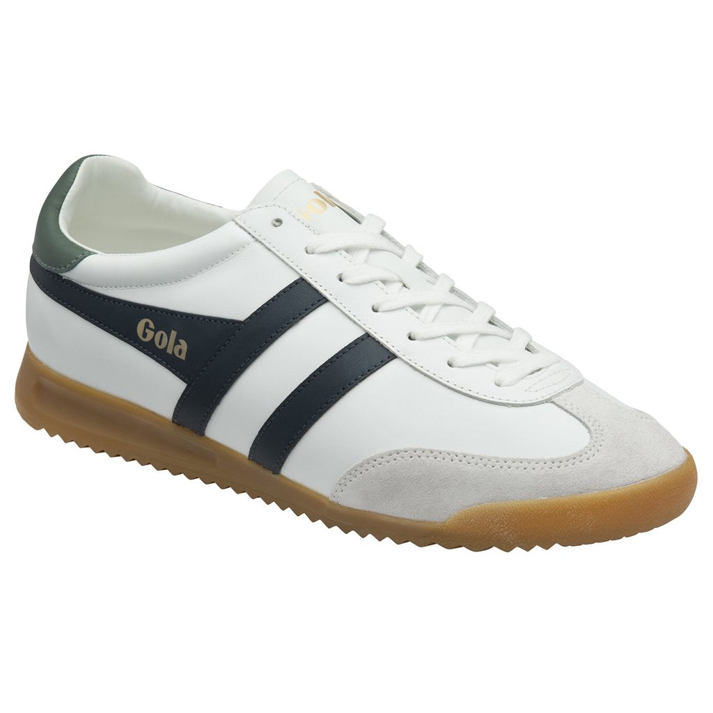 Gola Classics Torpedo Leather Sneakers Białe Granatowe Polska | 5231HXQDZ