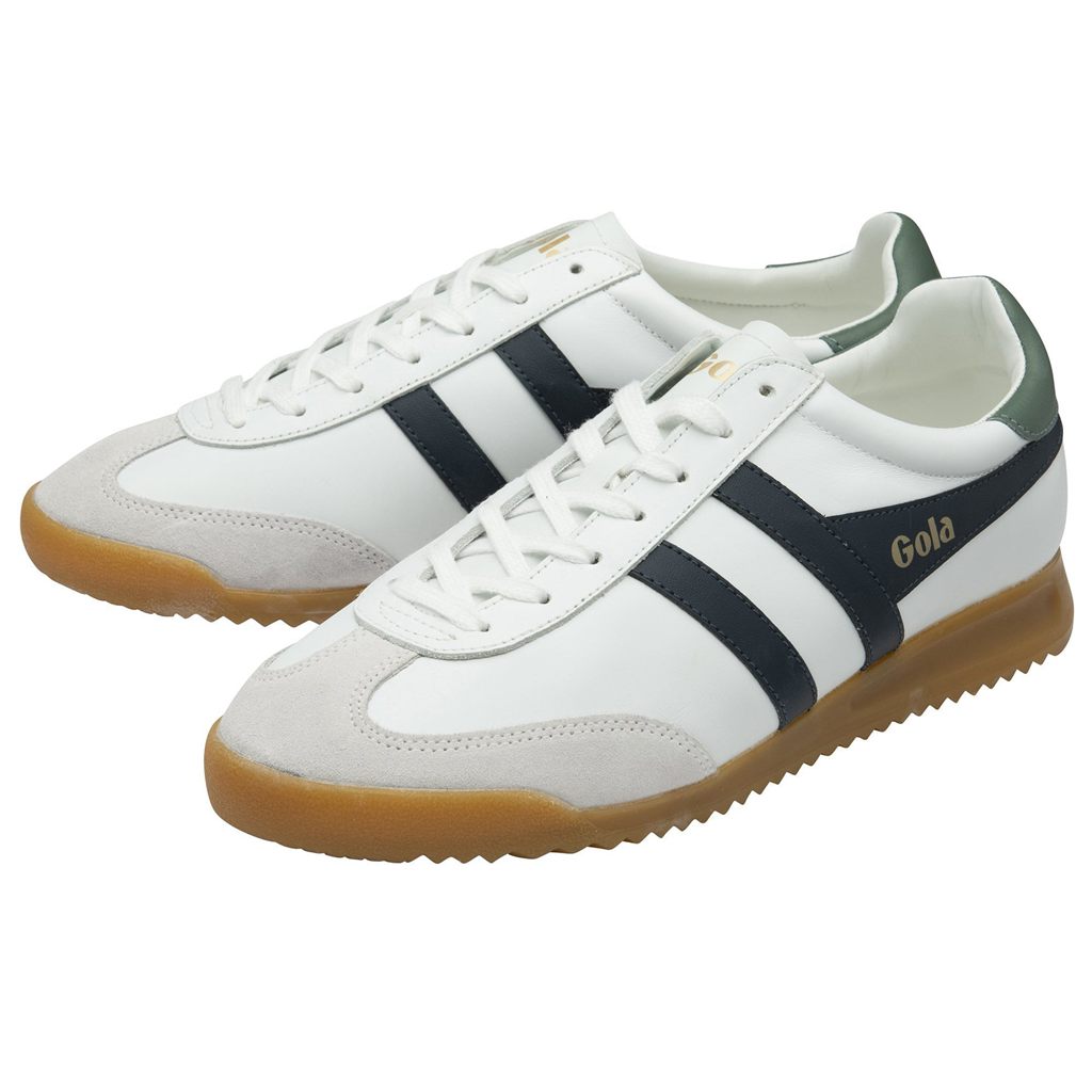 Gola Classics Torpedo Leather Sneakers Białe Granatowe Polska | 5231HXQDZ