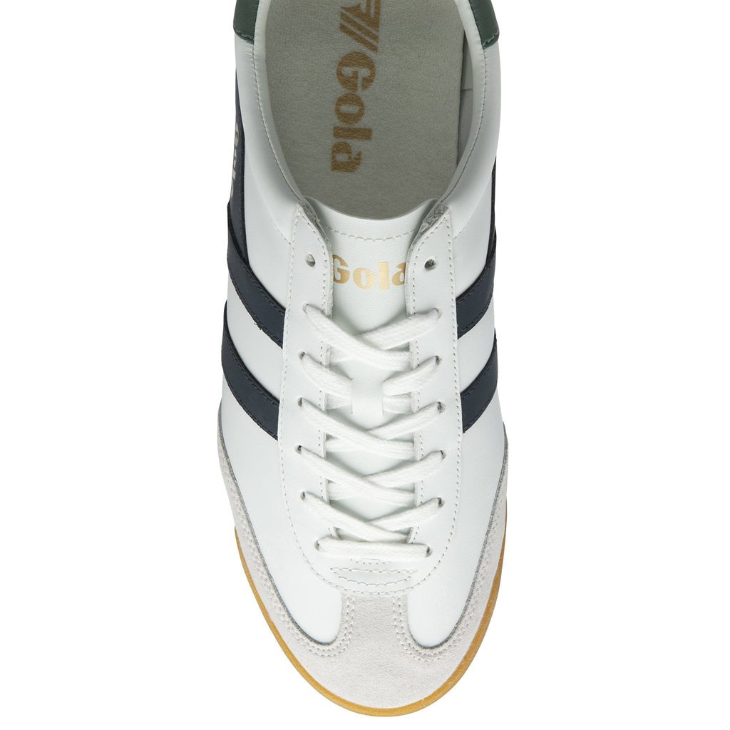 Gola Classics Torpedo Leather Sneakers Białe Granatowe Polska | 5231HXQDZ