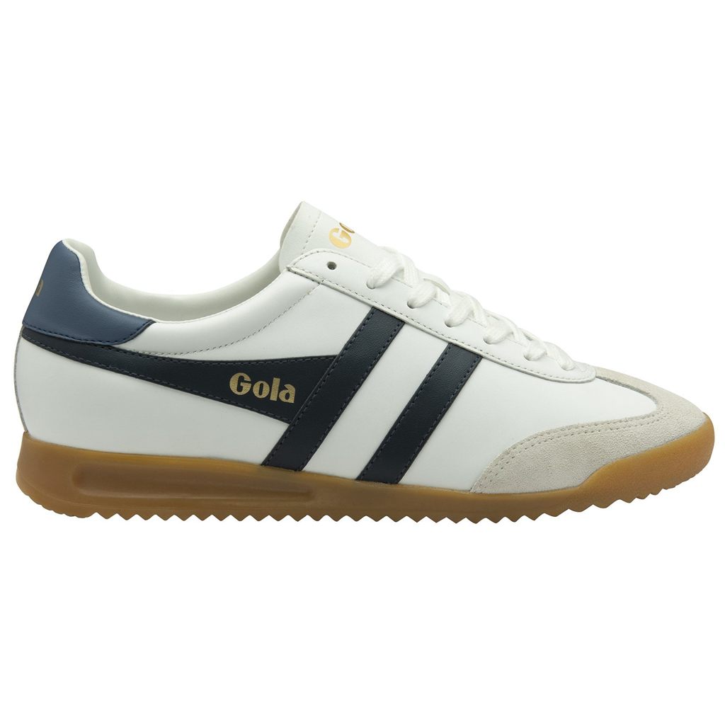 Gola Classics Torpedo Leather Sneakers Białe Granatowe Polska | 6813ZFXMU