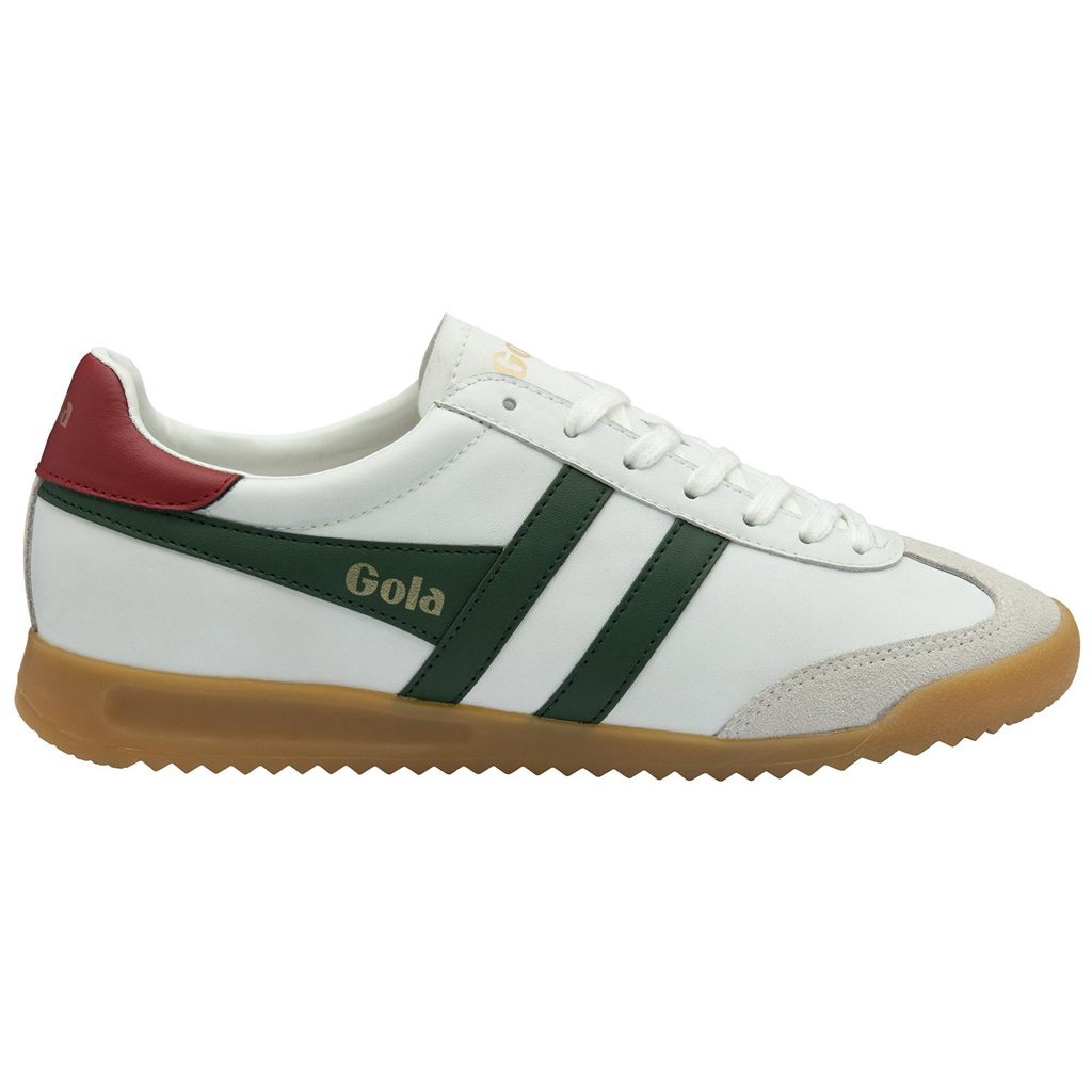 Gola Classics Torpedo Leather Sneakers Białe Jasny Czerwone Polska | 3817EITRU