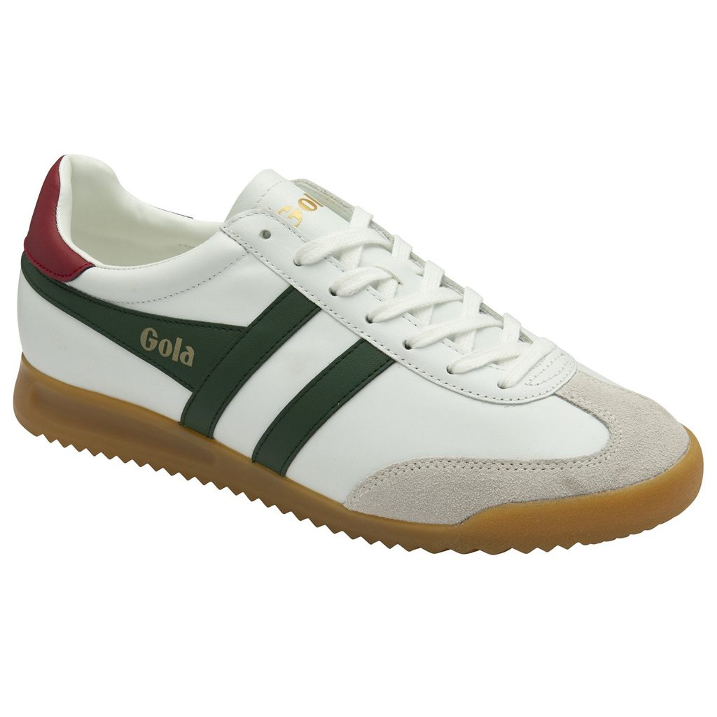 Gola Classics Torpedo Leather Sneakers Białe Jasny Czerwone Polska | 3817EITRU