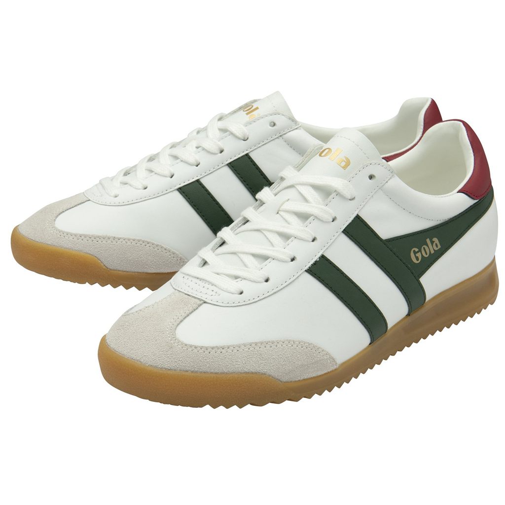 Gola Classics Torpedo Leather Sneakers Białe Jasny Czerwone Polska | 3817EITRU