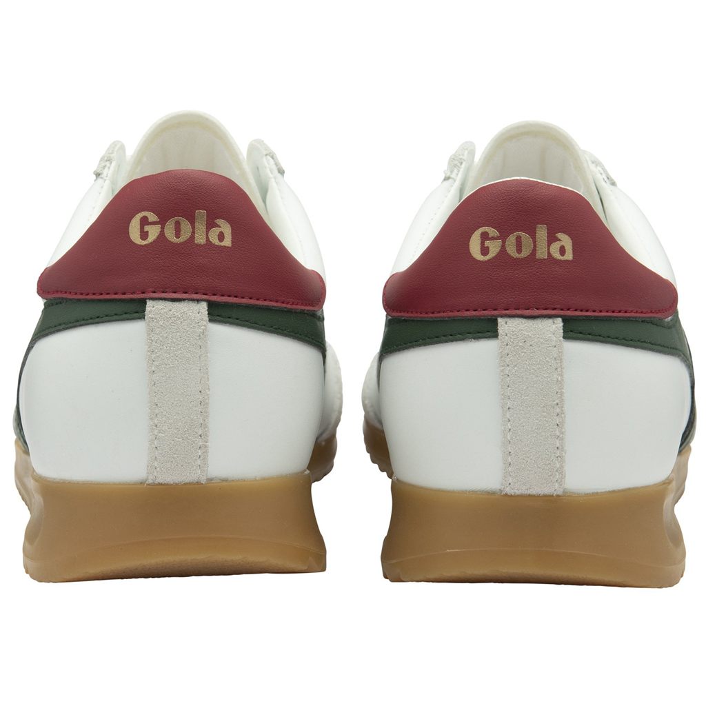 Gola Classics Torpedo Leather Sneakers Białe Jasny Czerwone Polska | 3817EITRU