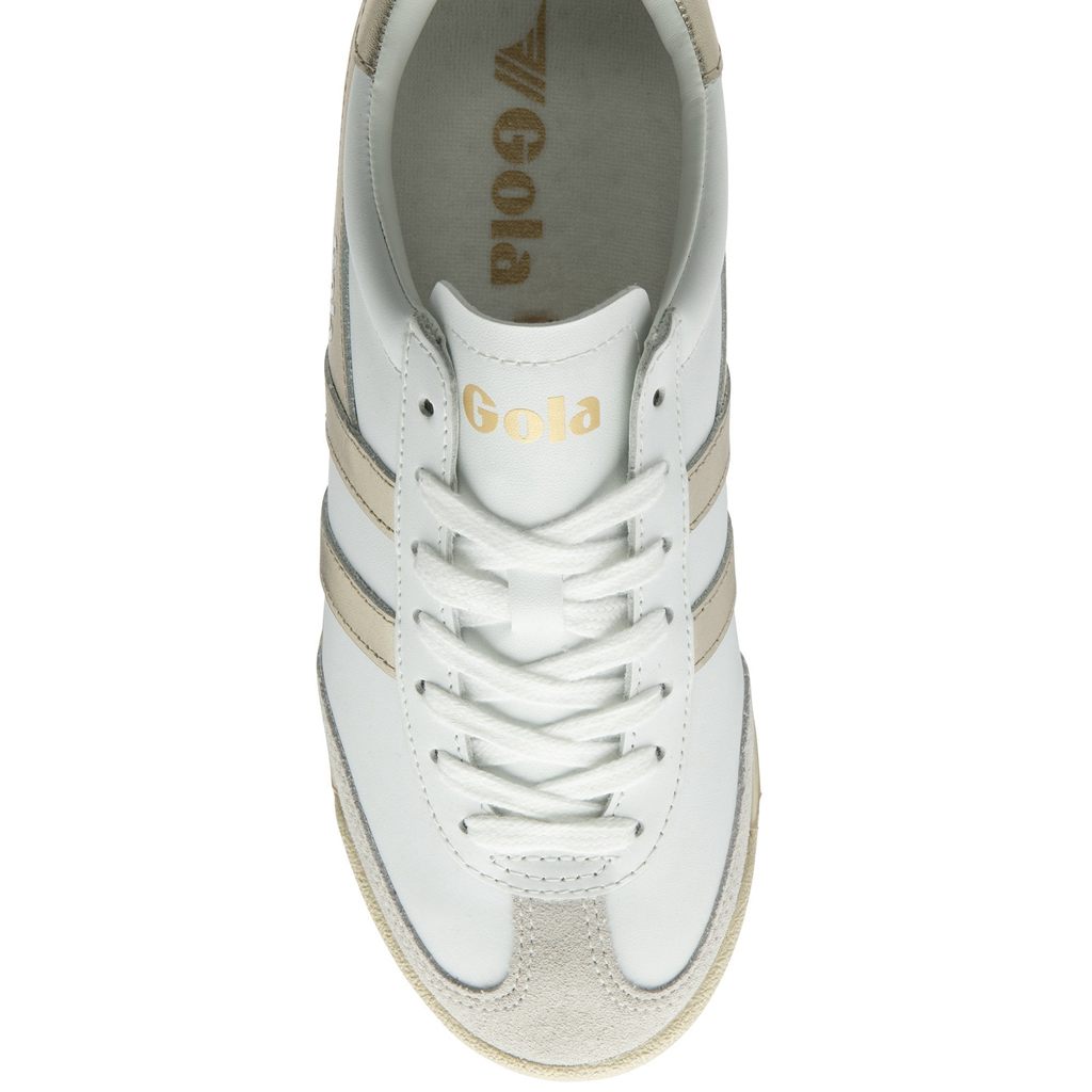 Gola Classics Torpedo Mirror Sneakers Białe Złote Białe Polska | 1037LTREV