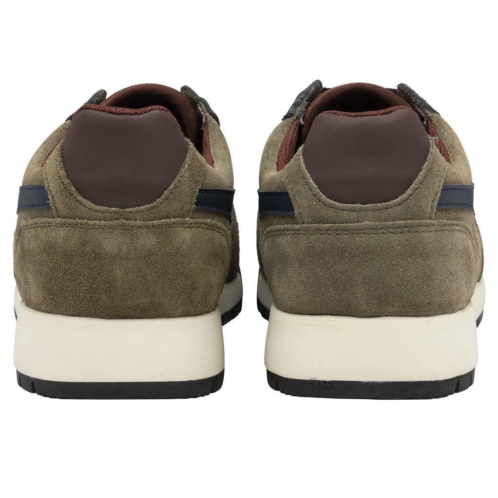 Gola Classics Trek Low Sneakers Khaki Granatowe Bordowe Polska | 8975XTJZR