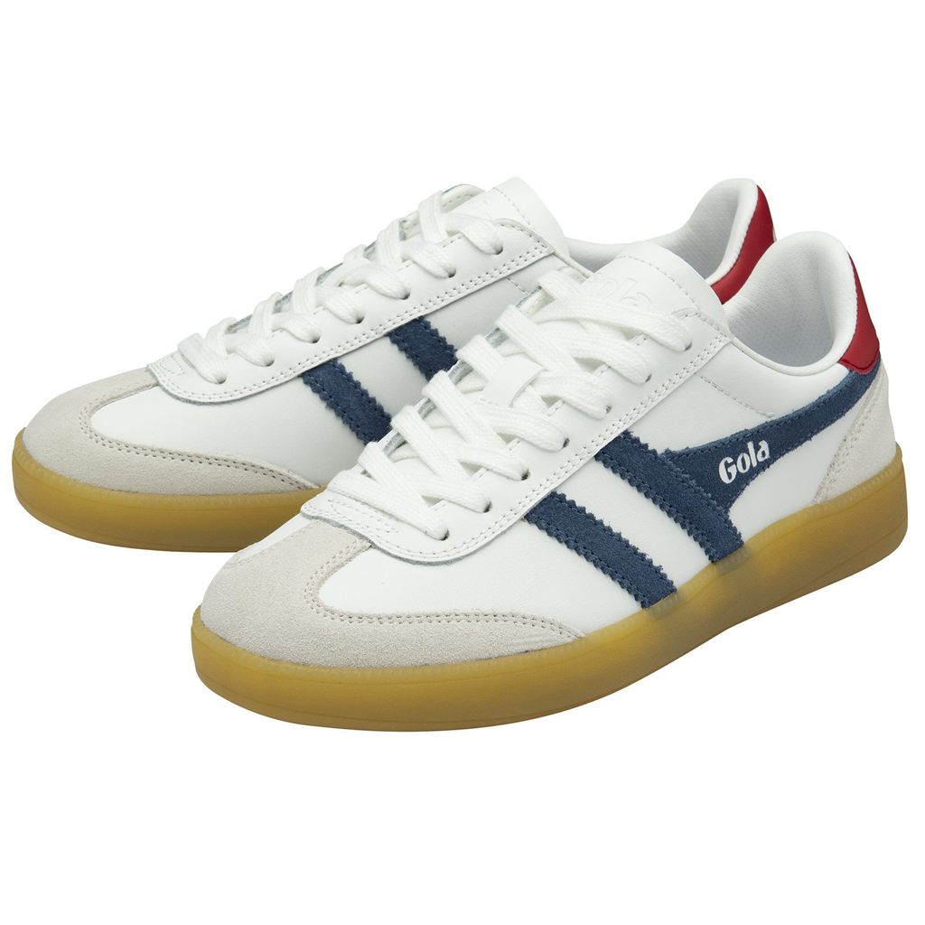 Gola Classics Viper Leather Sneakers Białe Jasny Czerwone Polska | 3104YHIFZ