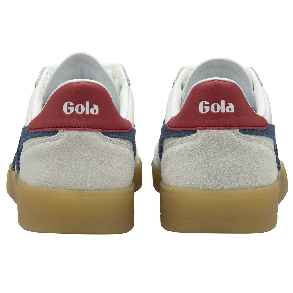 Gola Classics Viper Leather Sneakers Białe Jasny Czerwone Polska | 3104YHIFZ