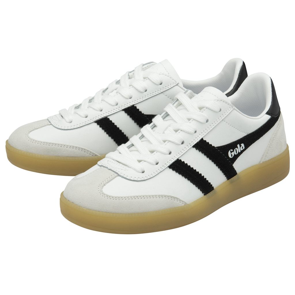 Gola Classics Viper Leather Sneakers Białe Czarne Polska | 4561MBPLH