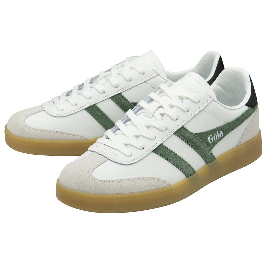 Gola Classics Viper Leather Sneakers Białe Czarne Polska | 1024SLQIG
