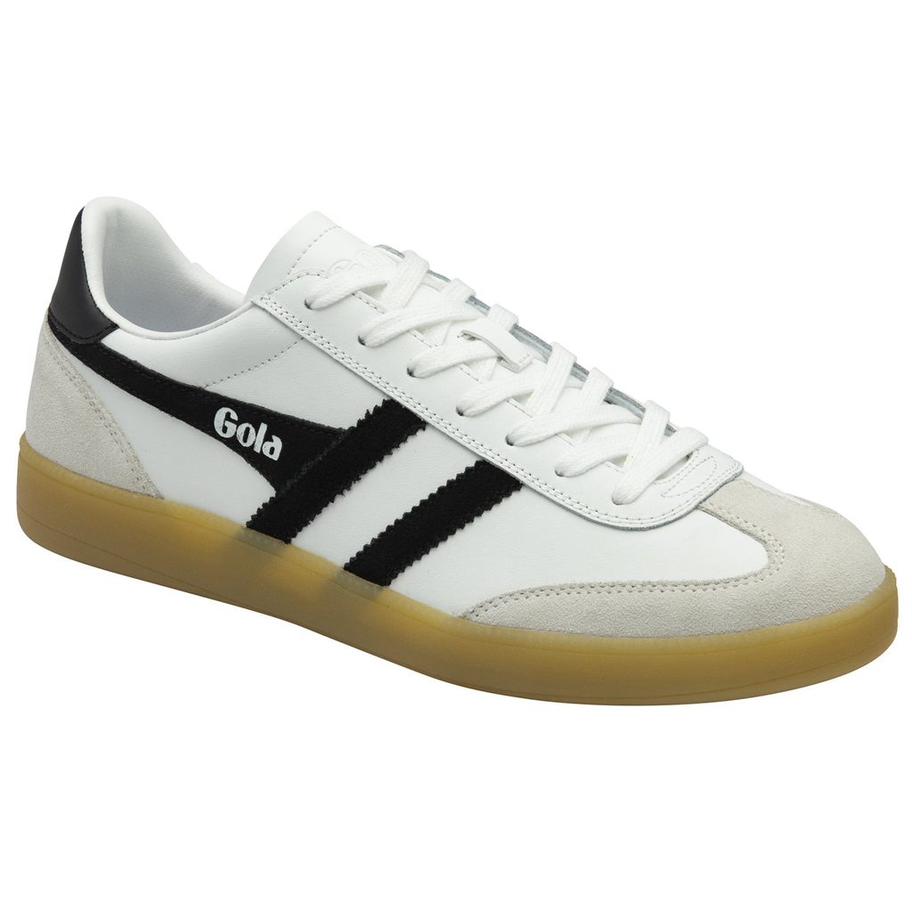 Gola Classics Viper Leather Sneakers Białe Czarne Polska | 3678IRCKE