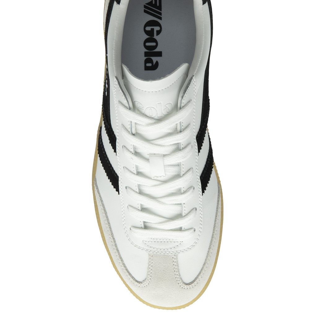 Gola Classics Viper Leather Sneakers Białe Czarne Polska | 3678IRCKE