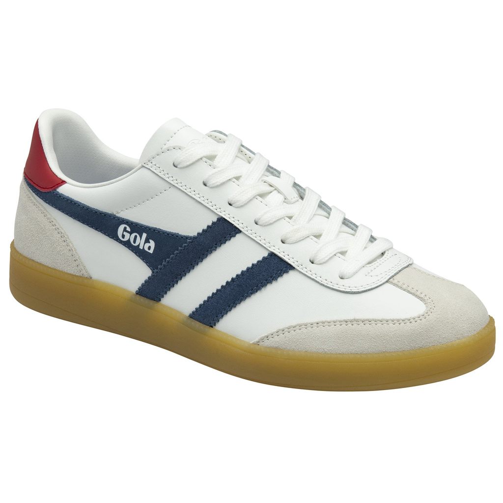 Gola Classics Viper Leather Sneakers Białe Jasny Czerwone Polska | 2146BKMZQ