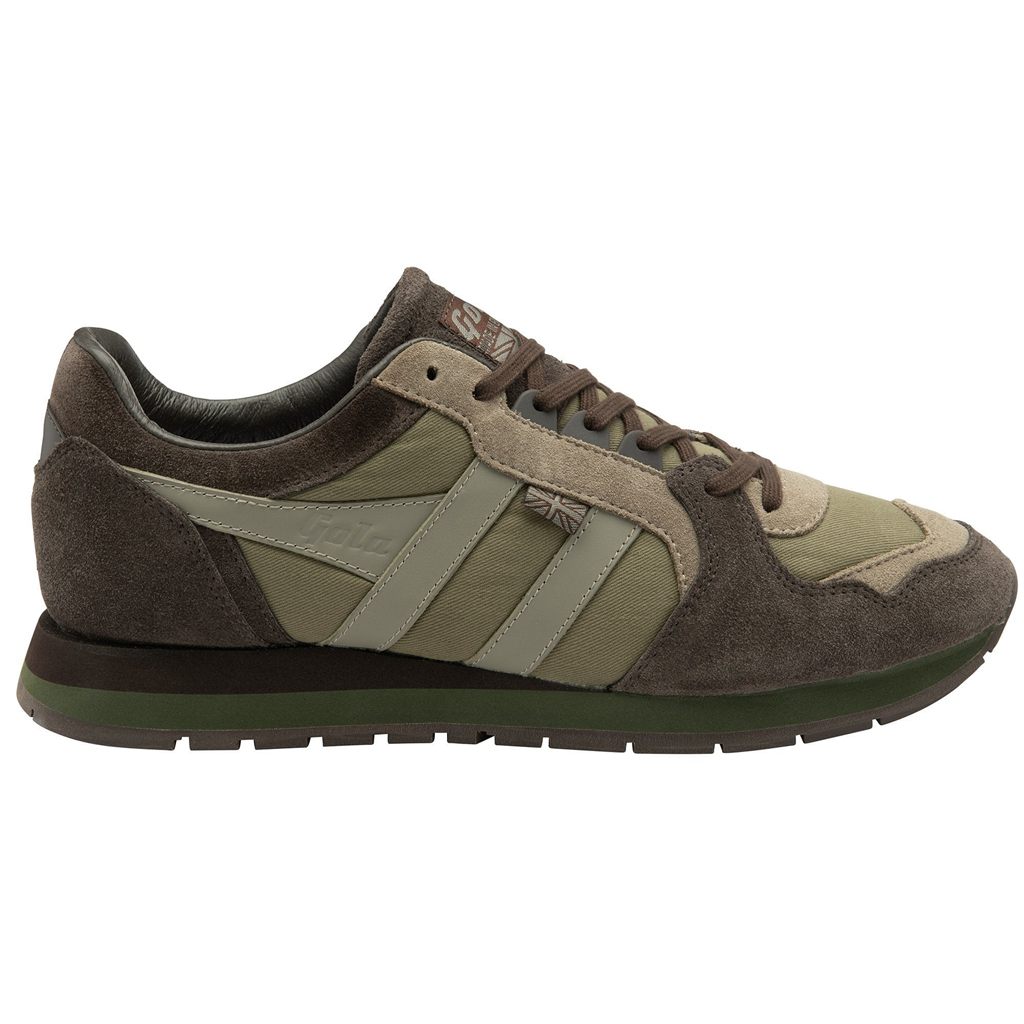 Gola Made in England - 1905 Ranger Engineered Garment Sneakers Brązowe Khaki Polska | 7342JOWNF