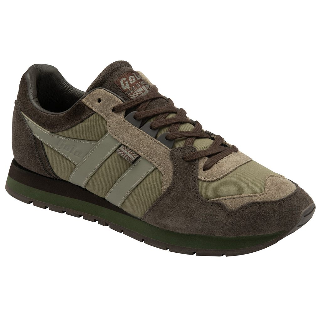 Gola Made in England - 1905 Ranger Engineered Garment Sneakers Brązowe Khaki Polska | 7342JOWNF