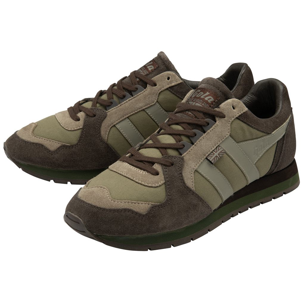 Gola Made in England - 1905 Ranger Engineered Garment Sneakers Brązowe Khaki Polska | 7342JOWNF