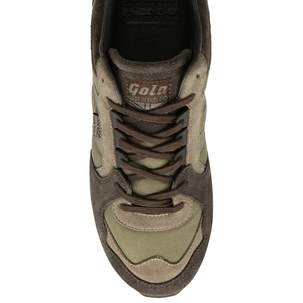 Gola Made in England - 1905 Ranger Engineered Garment Sneakers Brązowe Khaki Polska | 7342JOWNF