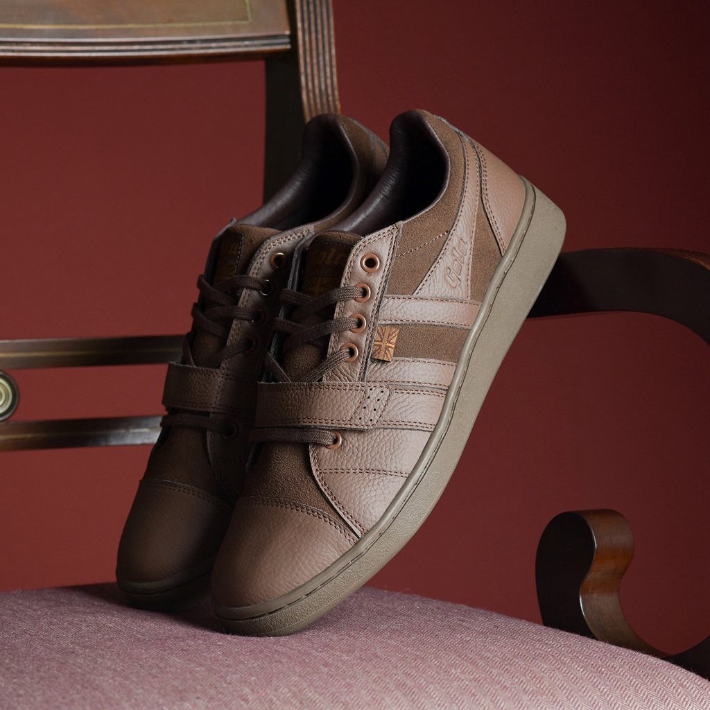 Gola Made in England - 1905 Sentry Engineered Garment Sneakers Brązowe Brązowe Polska | 6975IRWOD