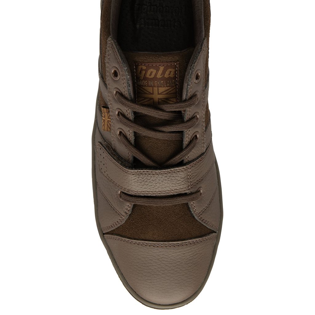 Gola Made in England - 1905 Sentry Engineered Garment Sneakers Brązowe Brązowe Polska | 6975IRWOD
