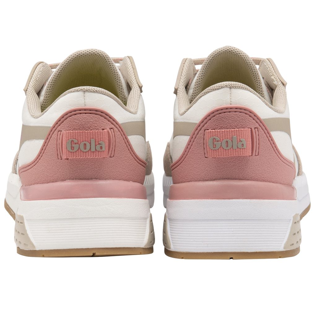 Gola Performance Atomics Sneakers Białe Szare Różowe Polska | 7638RTWKB