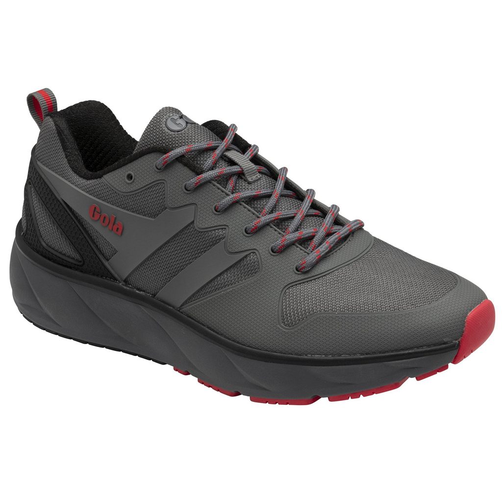 Gola Performance Thunder Sneakers Czarne Jasny Czerwone Polska | 1936GJHBO