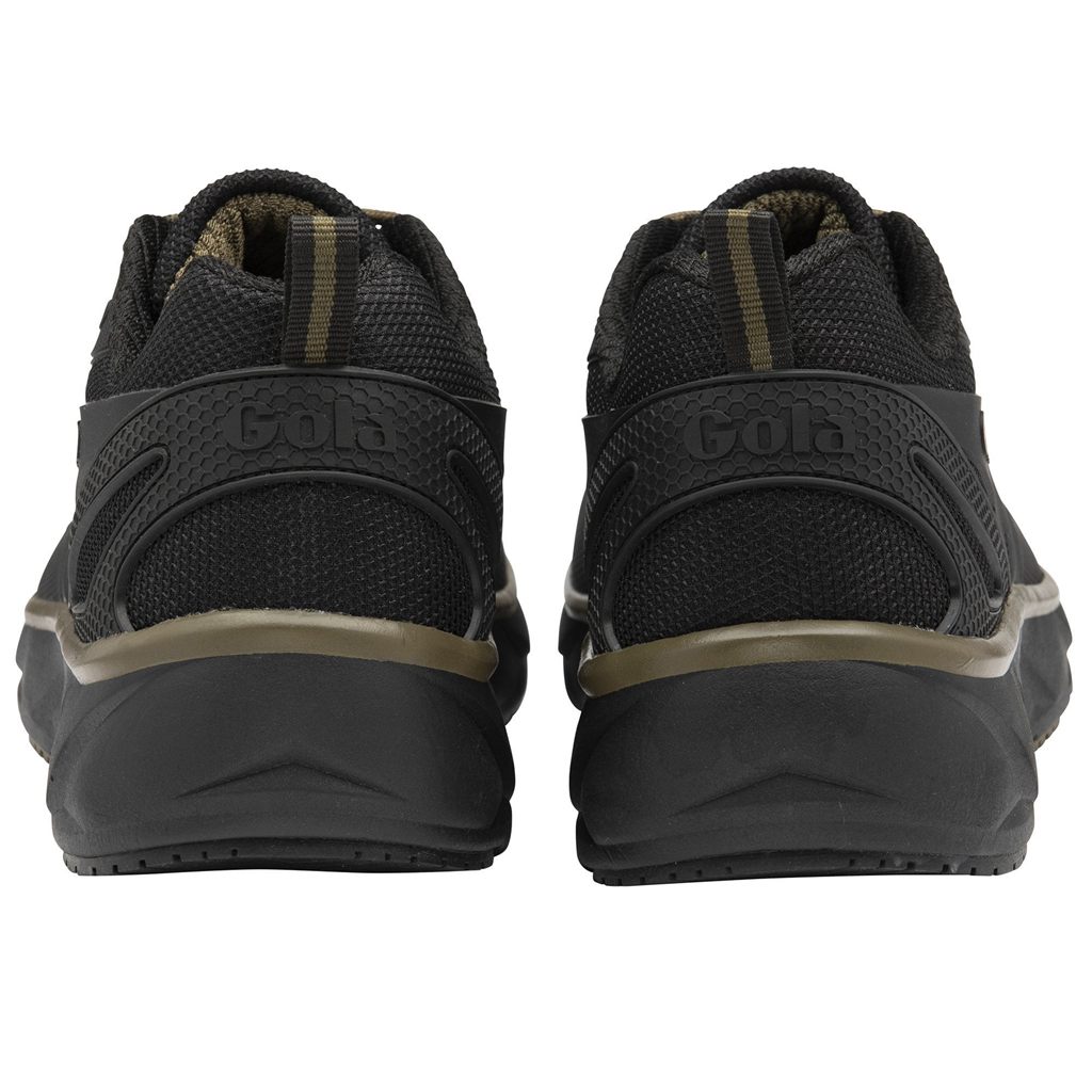 Gola Performance Thunder Sneakers Czarne Khaki Polska | 3561FZROH