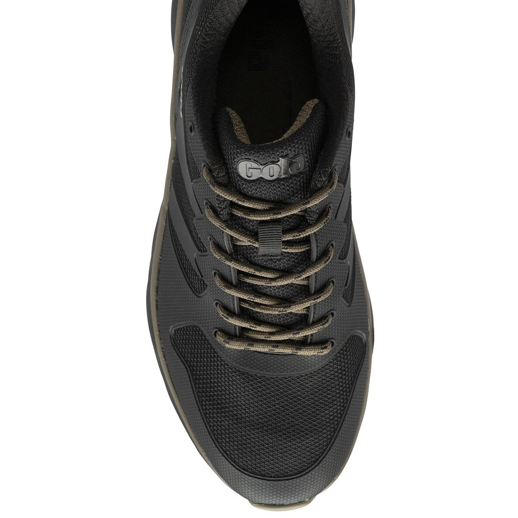 Gola Performance Thunder Sneakers Czarne Khaki Polska | 3561FZROH