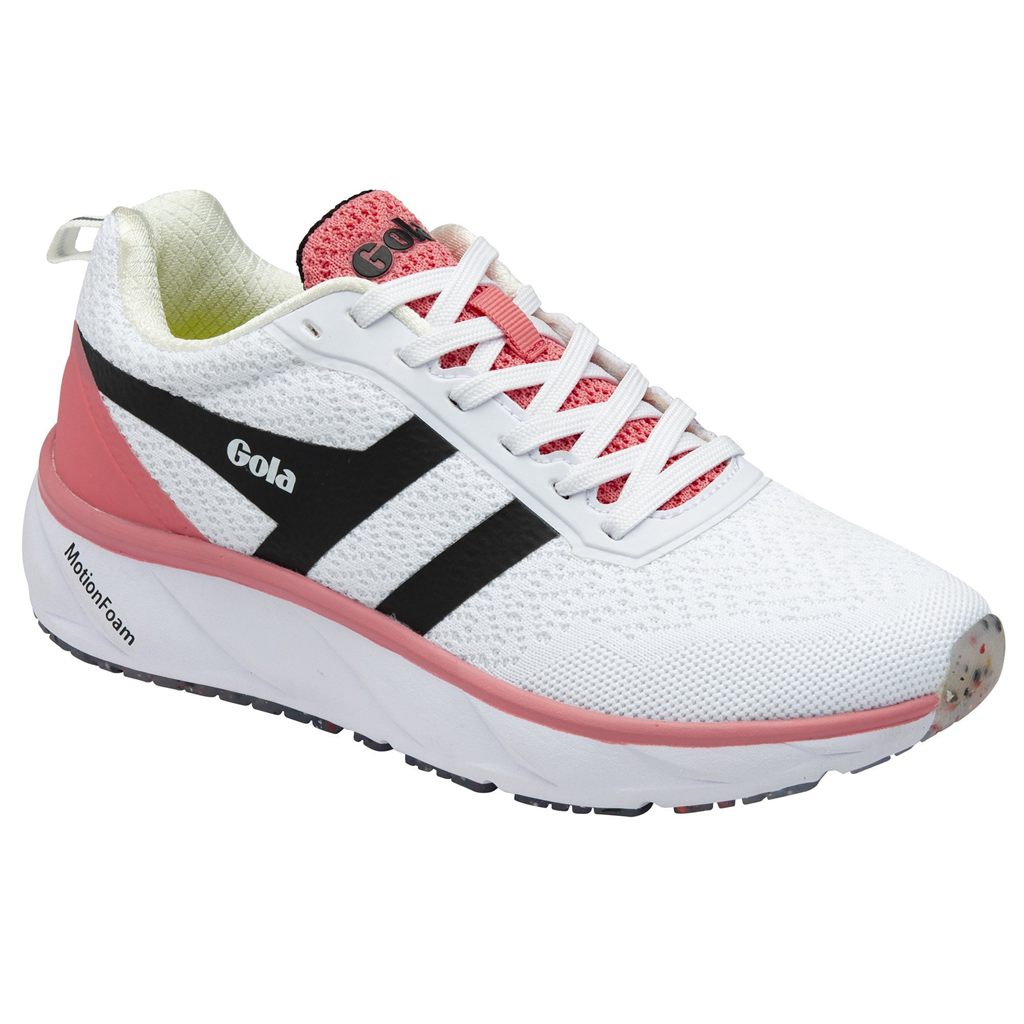 Gola Performance Typhoon RMD Sneakers Białe Czarne Różowe Polska | 2860UBTOH