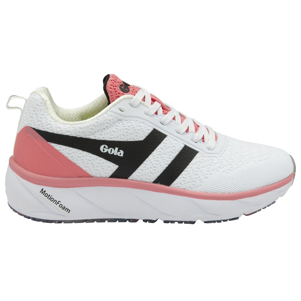 Gola Performance Typhoon RMD Sneakers Białe Czarne Różowe Polska | 2860UBTOH