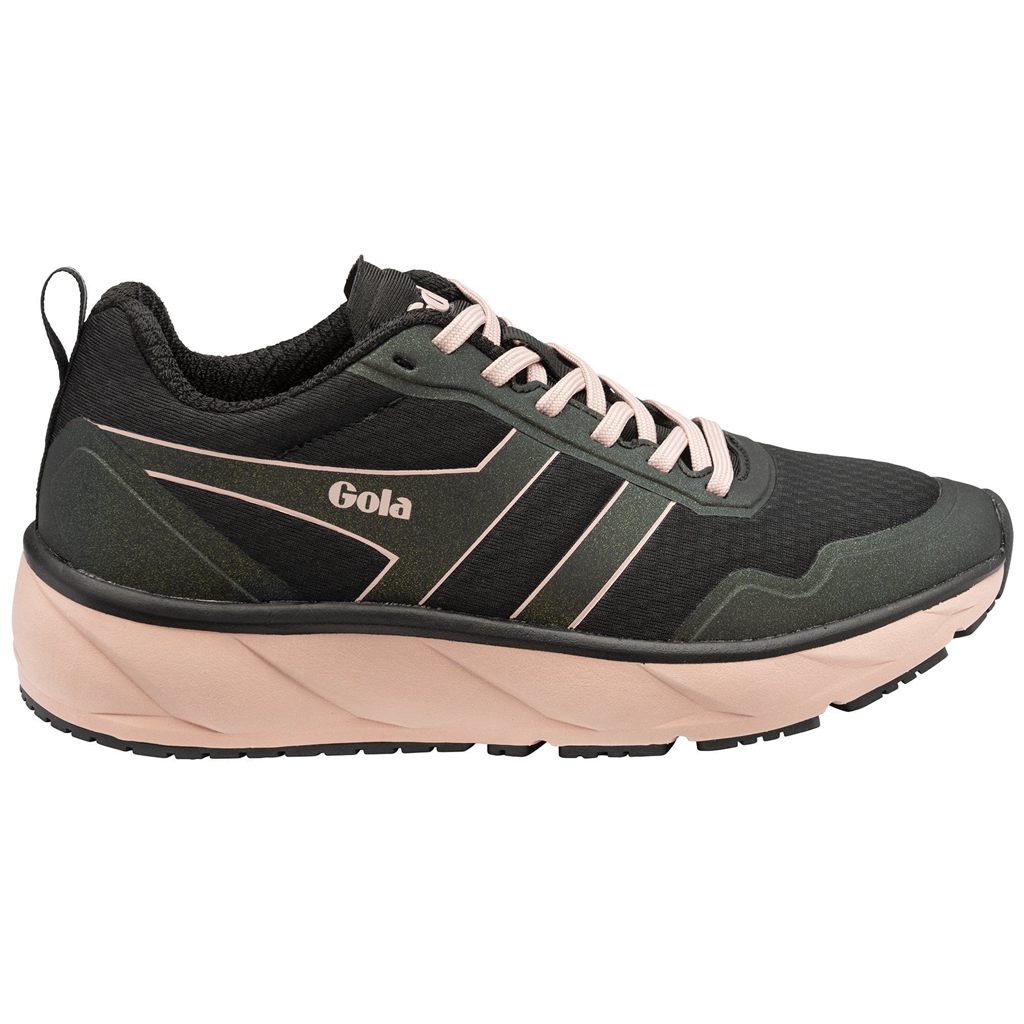 Gola Performance Typhoon Sneakers Czarne Różowe Polska | 4678BYSIR