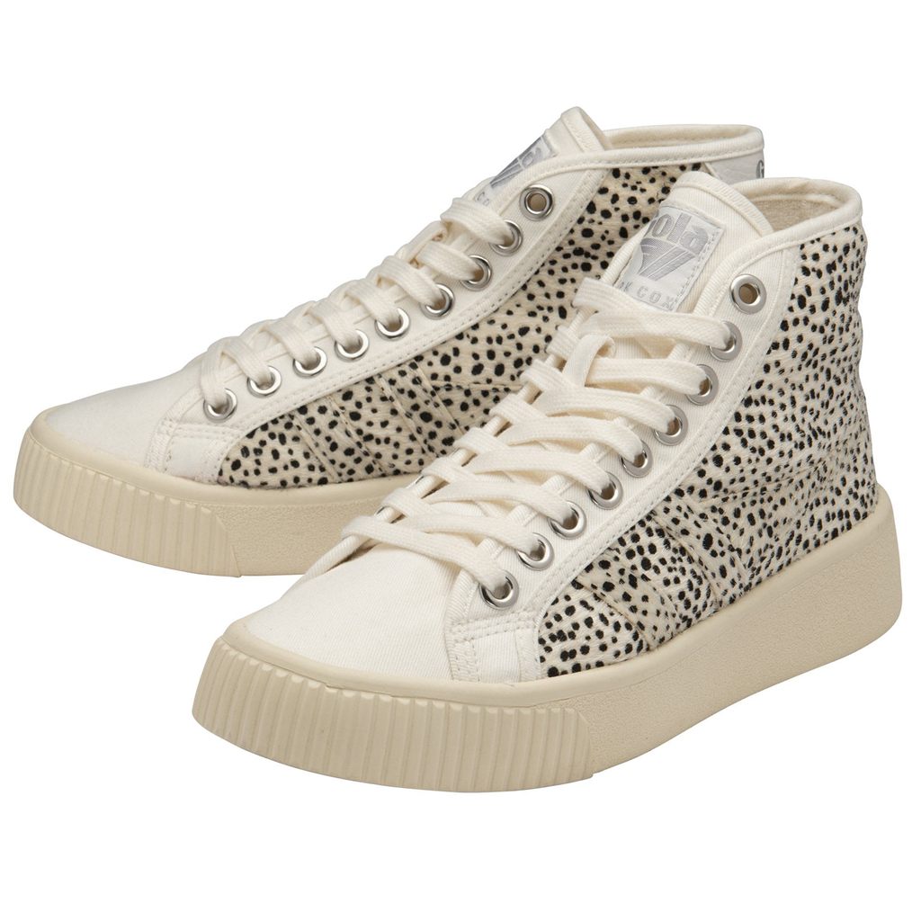 Gola Vegan Classics Baseline High Safari Sneakers Białe Polska | 8917XEHJU